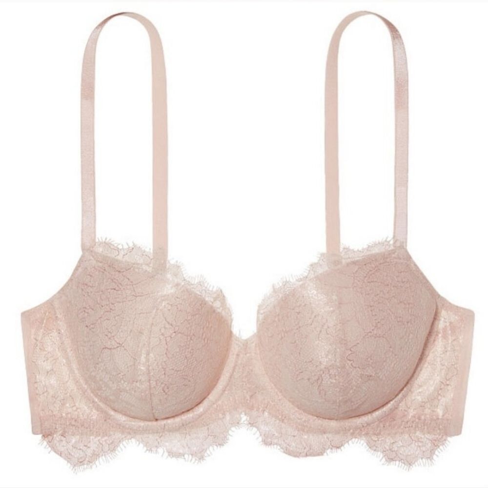 🍒NWOT🍒 VS DREAM ANGELS LINED DEMI BRA